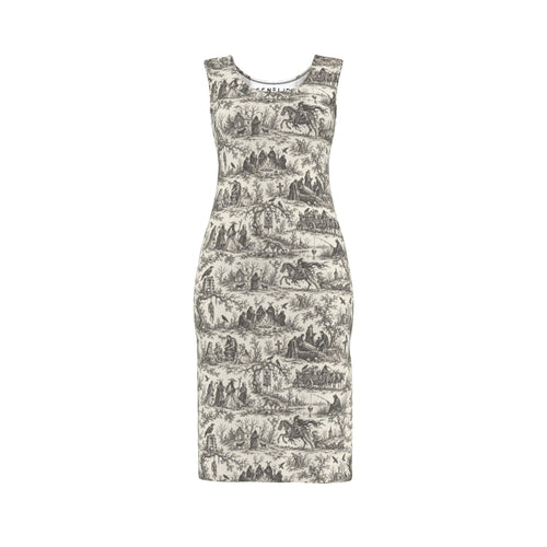 Toile Macabre Garden Party Dress