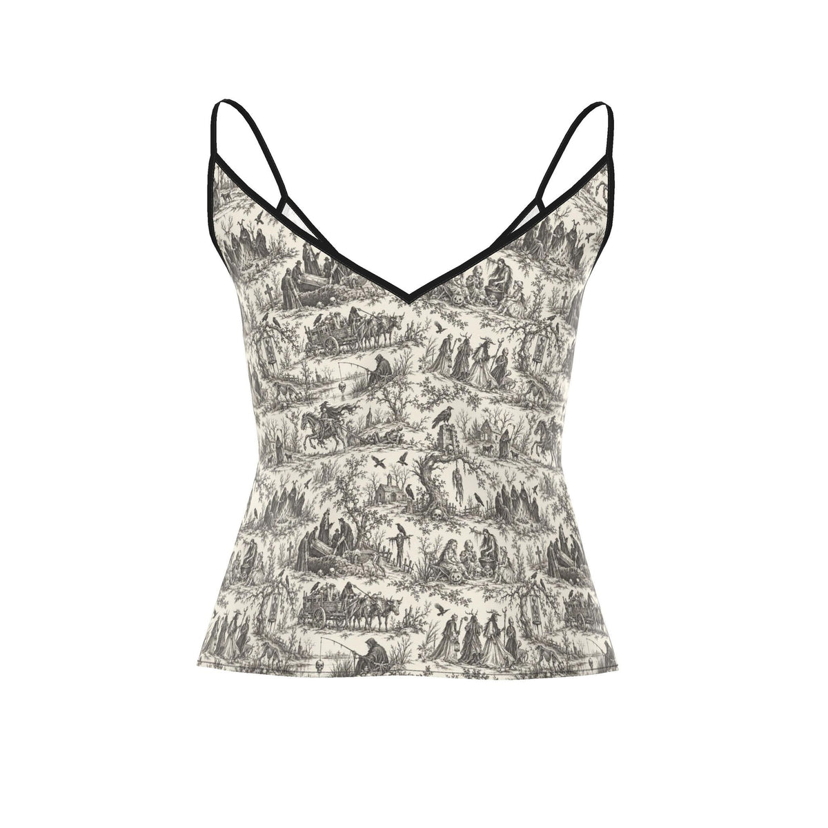 Toile Macabre Nightcap Camisole