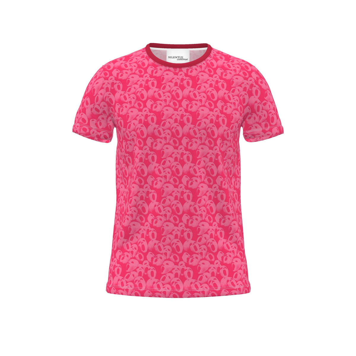 Cut And Sew All Over Print T Shirt