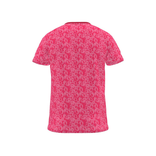 Cut And Sew All Over Print T Shirt