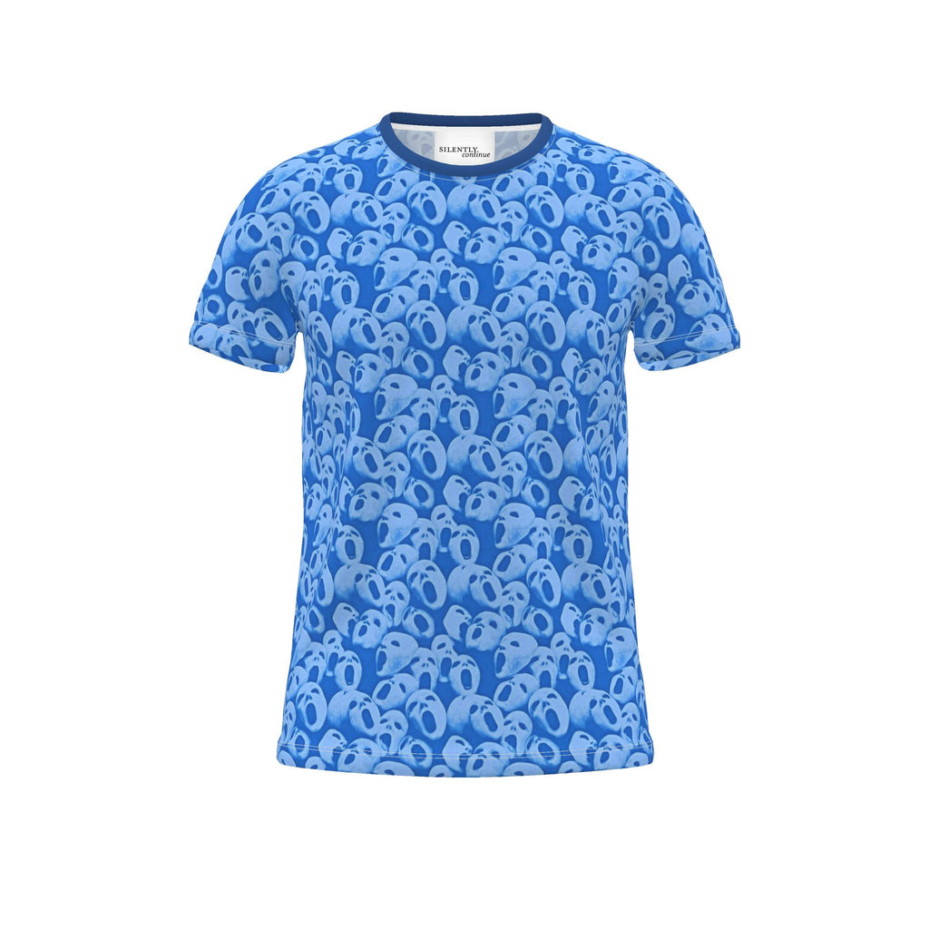 Cut And Sew All Over Print T Shirt
