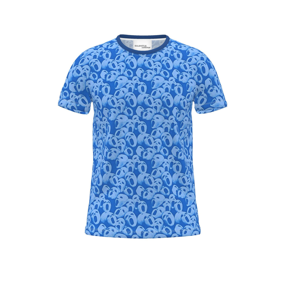 Cut And Sew All Over Print T Shirt
