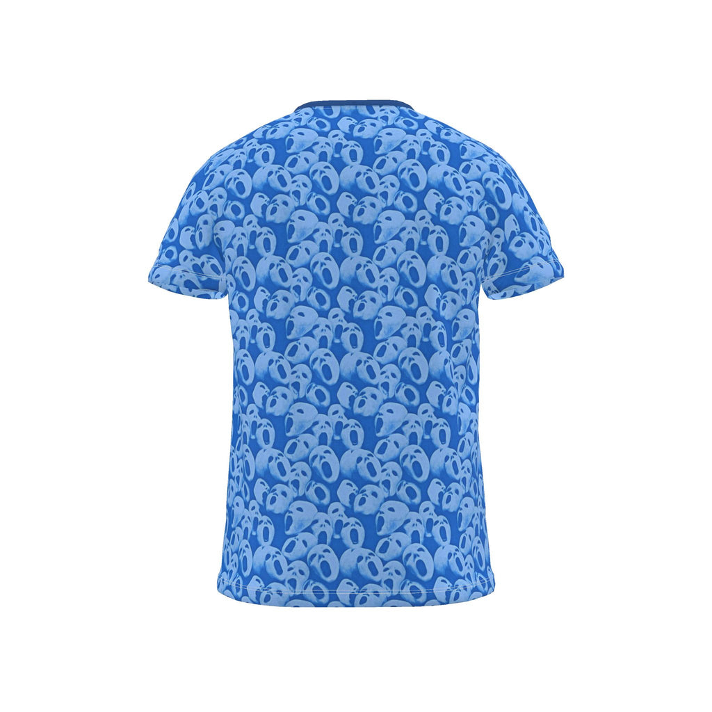 Cut And Sew All Over Print T Shirt