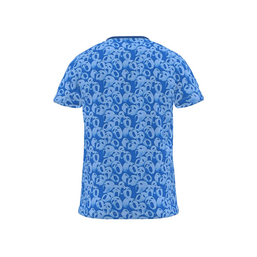 Cut And Sew All Over Print T Shirt