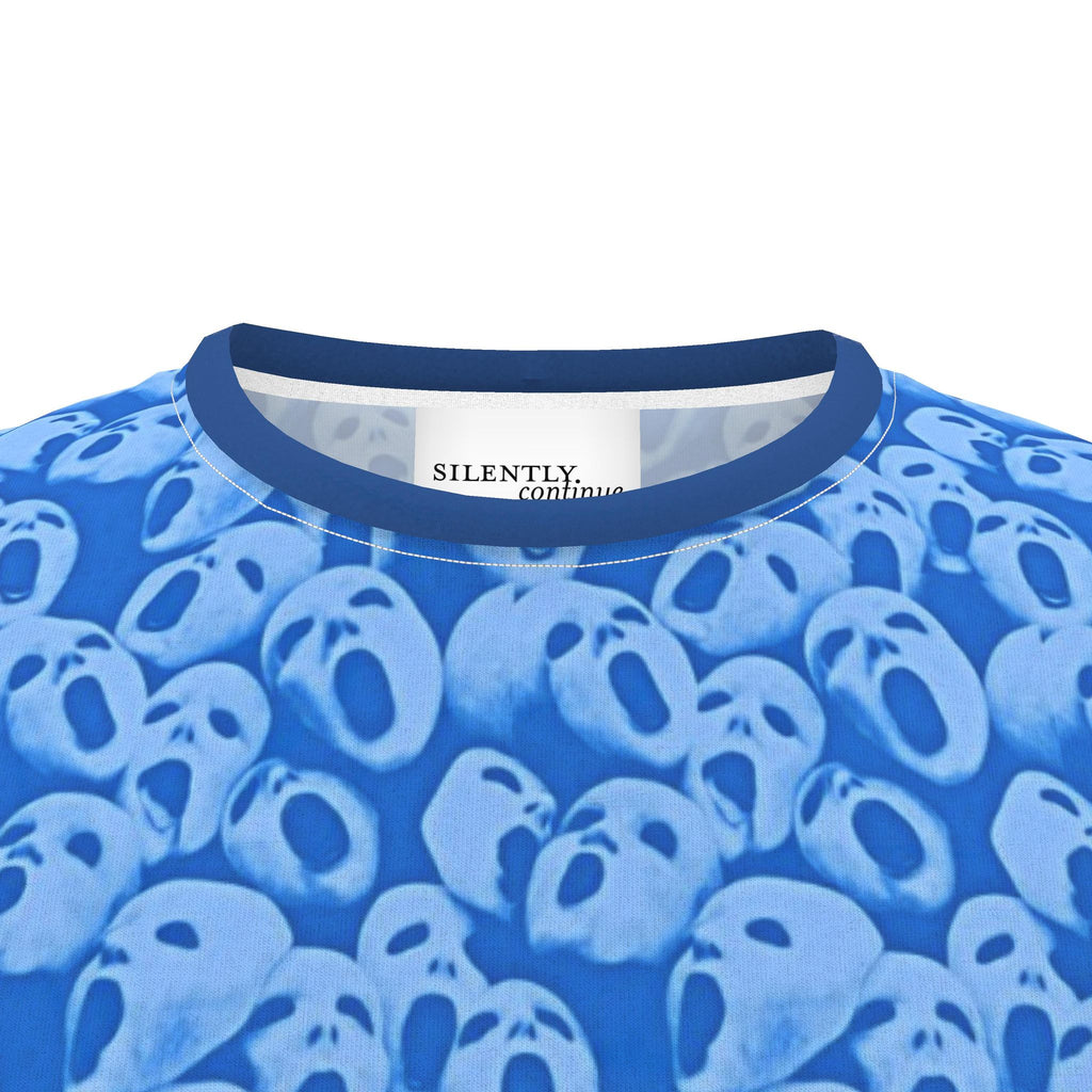 Cut And Sew All Over Print T Shirt